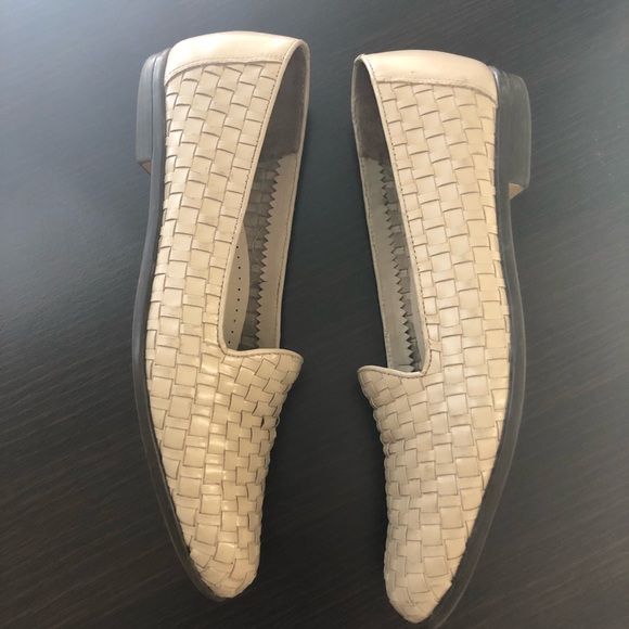 Trotters cream weave loafers - Picture 3 of 8